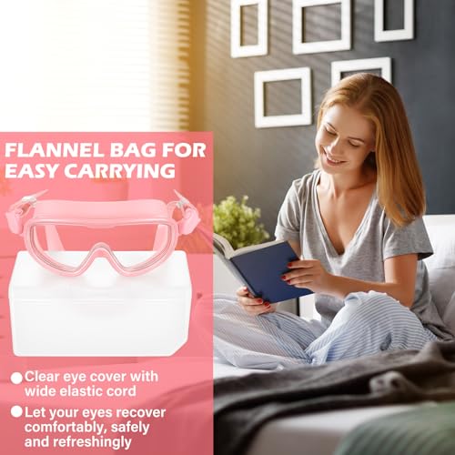 Pink Lash Goggles for Shower Eyebrow Protector - Waterproof Eye Safety