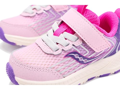 Saucony Unisex-Child Wind 3.0 Jr Sneakers - Pink & Purple, Little Kid Size 11