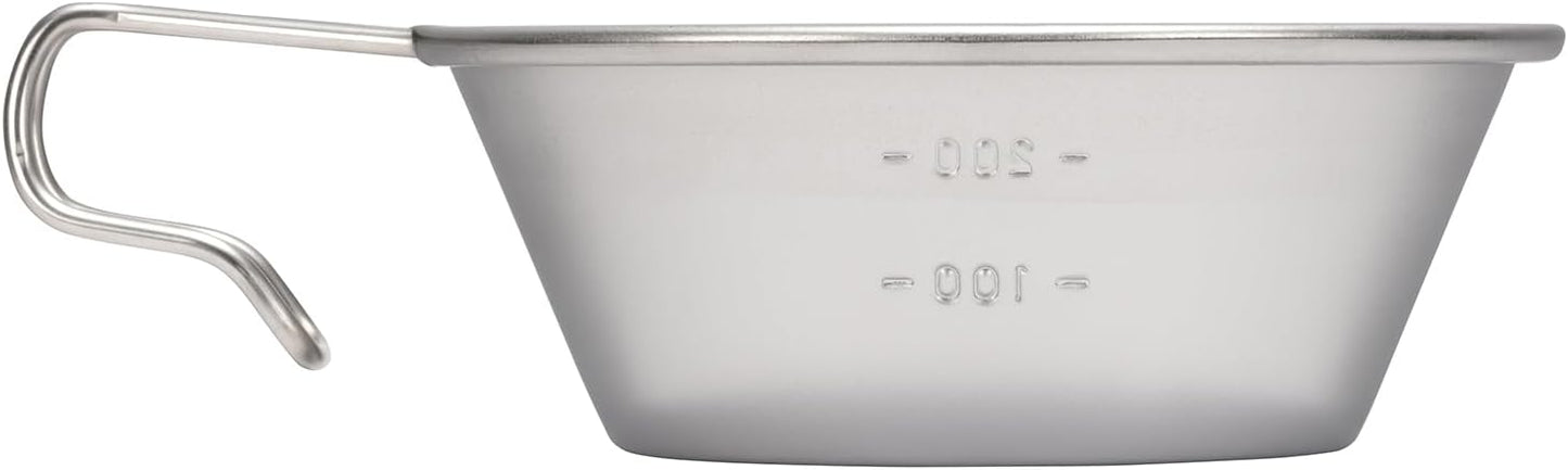 Snow Peak Stainless Steel Sierra Cup, Cooking Measuring Cup