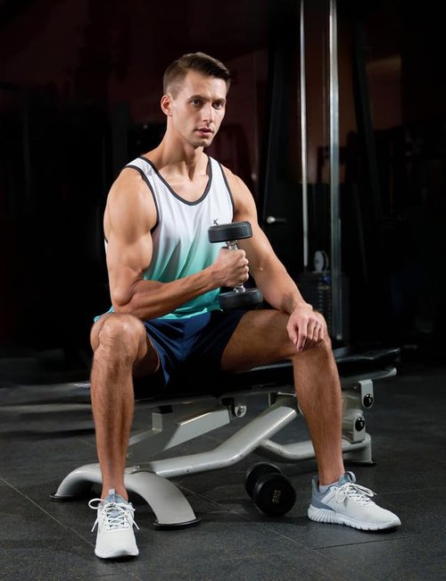 KPSUN Mens Quick Dry Sports Tank Tops Athletic Gym Bodybuilding Fitness Sleeveless Shirts for Beach Running Workout(GradientWhiteBlue XXL)