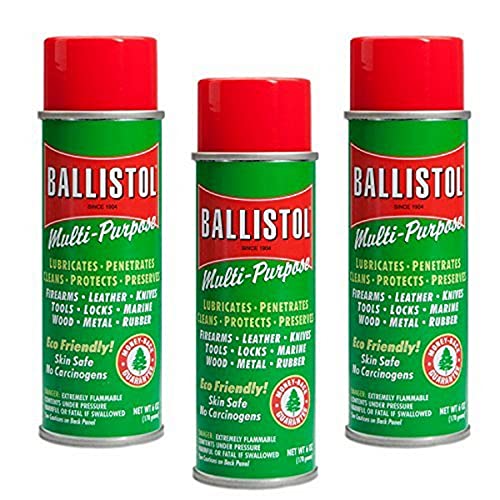 Ballistol Multi-Purpose Lubricant Cleaner Protectant 6 Ounce Pack of 3