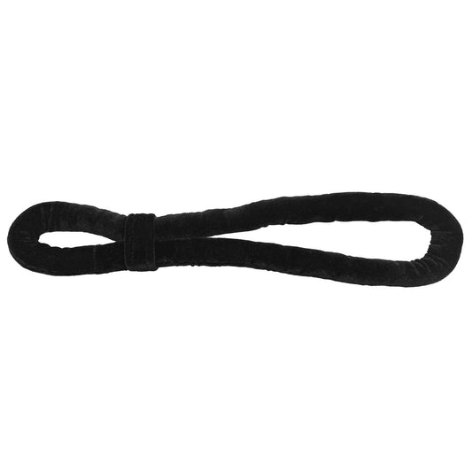 PRIOR FITNESS Upgraded 17.71" Lyra Aerial Hoop Hand Loop Strap Noose for Yoga Aerial Acrobatics Strength Training Black