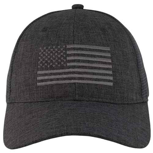 American Flag Trucker Cap ? M/L/XL/XXL Sizes Men Women Mesh-Back Snapback Baseball Hat