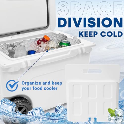 Ice Pack Divider Compatible for YETI Tundra Haul Cooler - Outdoor Accessories for Camping and Travel