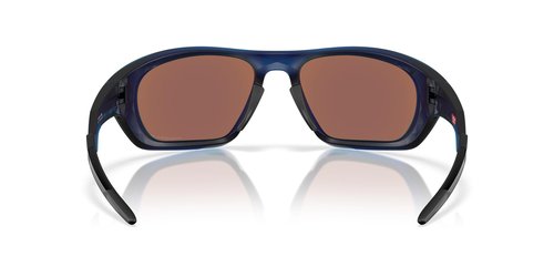 Oakley Men's OO9431 Lateralis Rectangular Sunglasses, Matte Transparent Blue/Prizm Deep Water Polarized, 60 mm