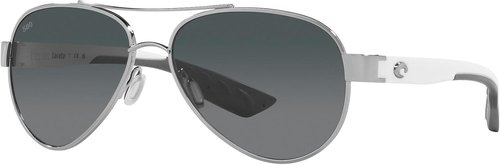Costa Del Mar Polarized Sunglasses Womens - Loreto Aviator Designer Sunglasses for Women with 100% UV Protection Size 56 580G