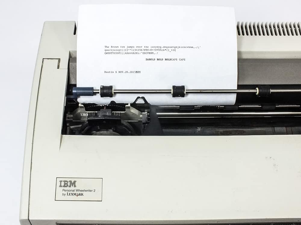 IBM / Lexmark 6781 TYPEWRITER WHEELWRITER 1000
