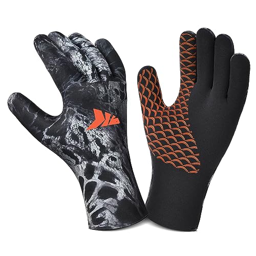 KastKing IceRiver Fishing Gloves, 100% Waterproof Gloves for Men & Women, Cold Weather Fishing & Outdoor Sports, Ideal for Ice Fishing & Winter Activities