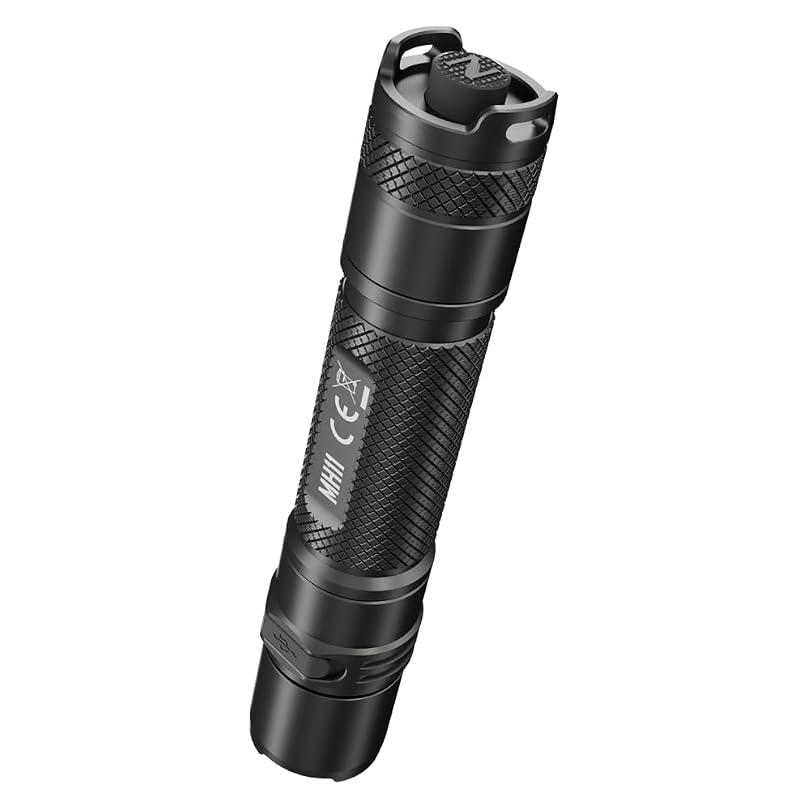 Rechargeable 1000 Lumen LED Compact Pocket Flashlight with USB-C Charging