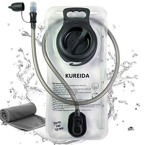 3L Waterproof Hydration Bladder - White, Leak Proof Water Reservoir for Cycling Hiking Camping