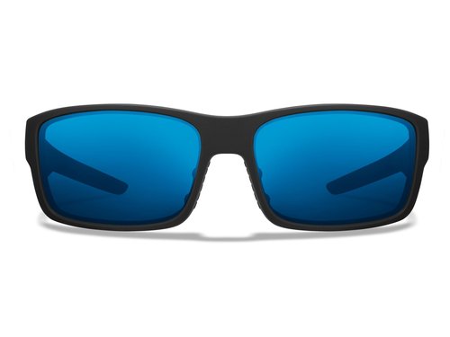 ROKA AT-1 Sunglasses for Men and Women High Performance Sport Sunglasses - Matte Black frame - Glacier Mirror Lens