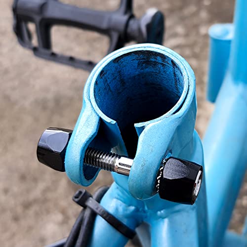 Bike Anti-Theft Seatpost Lock with Tamper-Resistant Bolt - Black, M6x45mm