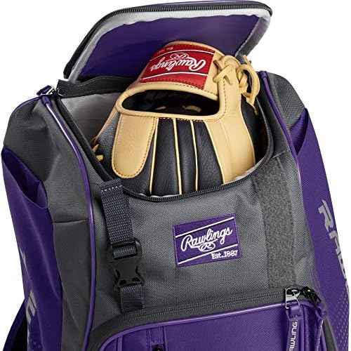 Rawlings | FRANCHISE Backpack Equipment Bag | Baseball/Softball | Rec/Travel | Multiple Styles