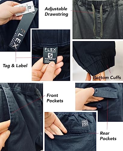 Men's Twill Jogger Pants - Southpole XX-Large Tobacco