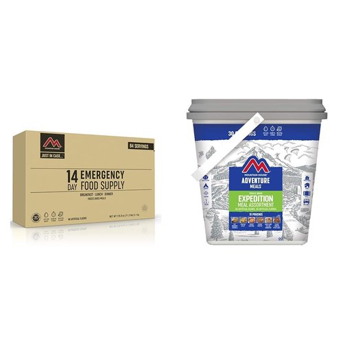 Mountain House 14-Day Emergency Food Supply | Freeze Dried Survival & Emergency Food | 84 Servings & Expedition Bucket | Freeze Dried Backpacking & Camping Food | 30 Servings