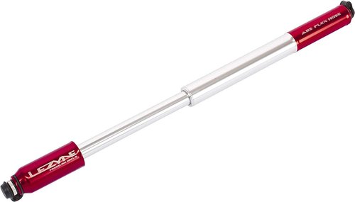 LEZYNE Alloy Drive Bicycle Tire Hand Pump, High Volume 90psi, Presta & Schrader, ABS Flex Hose, Compact Bike Pump