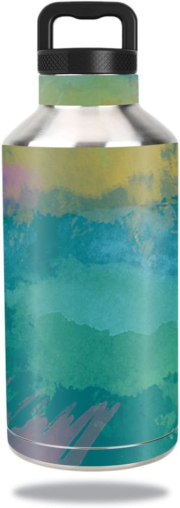 MightySkins Skin Compatible with Ozark Trail Water Bottle 64 oz wrap Cover Sticker Skins Rainbow Explosion