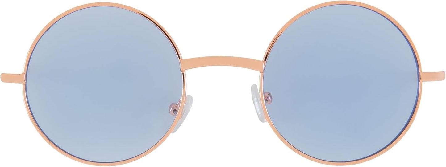 OWL Round Sunglasses Metal Frame Hippie Sunglasses UV400 Polycarbonate Circle Lens John Lennon Sunglasses for Men Women