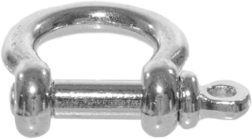 Paracord Planet Stainless Steel and Alloy B-Shackles, D-Shackles, O-Shackles, & U-Shackles for Paracord Survival Bracelets (Pack and Single Sizes)