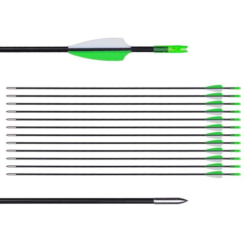 LWANO 31" Training Arrows-Archery Practice Target Arrows for Kids Youth or Beginners with Durable Shaft on Recurve Bow Compound Bow and Longbow