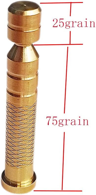 Field Points Copper Bolt with Surface Embossed Inserts Inner Diameter .244 Carbon Arrow (12-Pack)