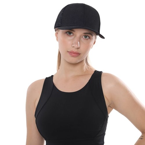 kozinu Unisex Trucker Hats Blank Mesh Snapback Hats Sport Plain Baseball Caps Adjustable Fitted Hat