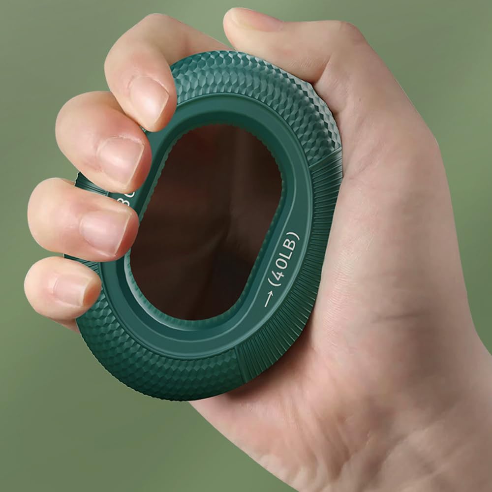 Hand Strengthener Grip 3 in 1 Rubber Circle Finger Wrist Exercise Squeezer 20 30 40 50 60 70 80 Pounds