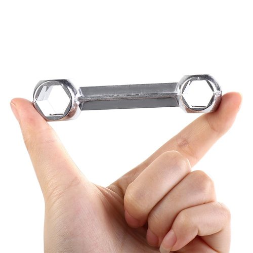 Leadigol Bike Repair Tool Hexagon Wrench,Hexagon Spanner Hex Wrench Bicycle Bone Shape Wrench,Multifunction Wrench Tool for Mounting Cycling