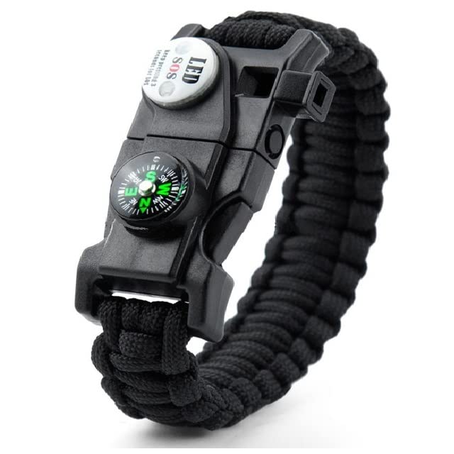 GALAXYLENSE Galaxy 251 Pcs First Aid Kits For Survival Emergency Trauma Military Tactical Medical Hunting Camping Hiking Fishing IFAK EMT Bag (Survival Bracelet Black)