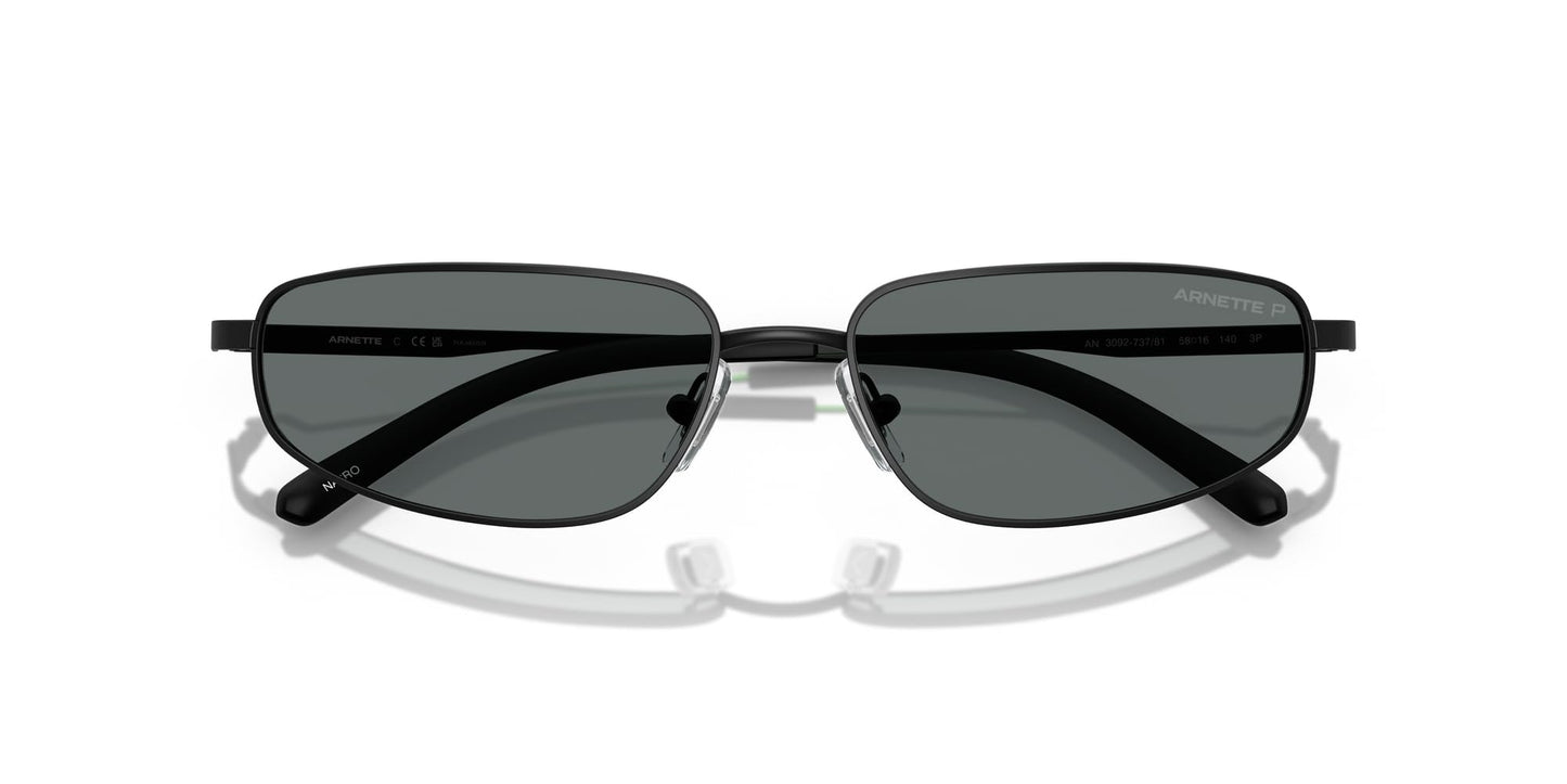 ARNETTE Sunglasses AN 3092 737/81 Matte Black/Dark Grey Polar Policarbonate Po