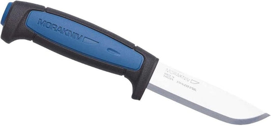 Morakniv Craftline Pro S Allround Fixed-Blade Knife with Stainless Steel Blade and Combi-Sheath, 3.6 Inch