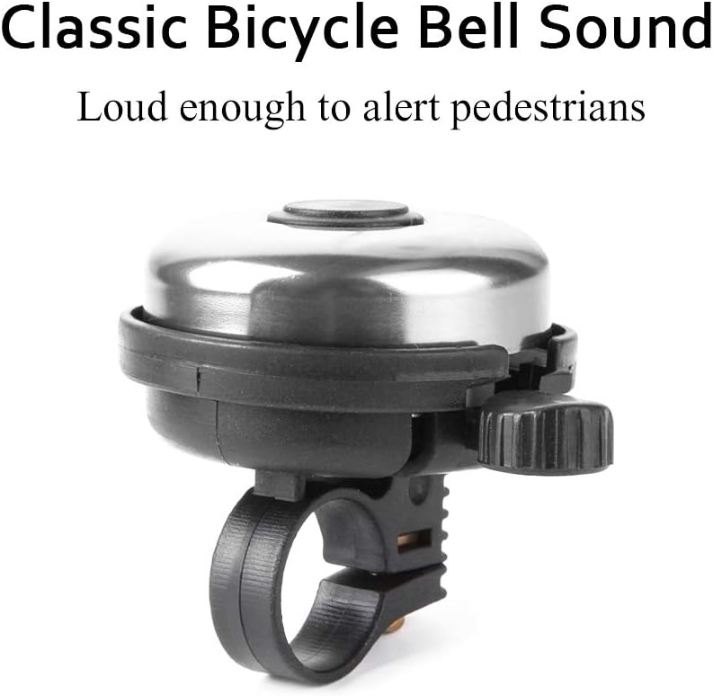 Aluminum Bike Bell, Loud Sound Bicycle Bell for Adults Kids Girls Boys