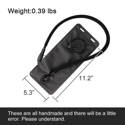 Mini Hydration Bladder 1L, Leak Proof Hydration Reservoir BPA Free Military Water Storage Bladder Bag Hydration Pack Replacement for Outdoor Camping Hiking Cycling Fishing