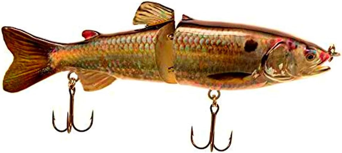 7" RF Glider Glide Bait Bass Musky Striper Fishing Big Lure Multi Jointed Shad Trout Kits Slow Sinking