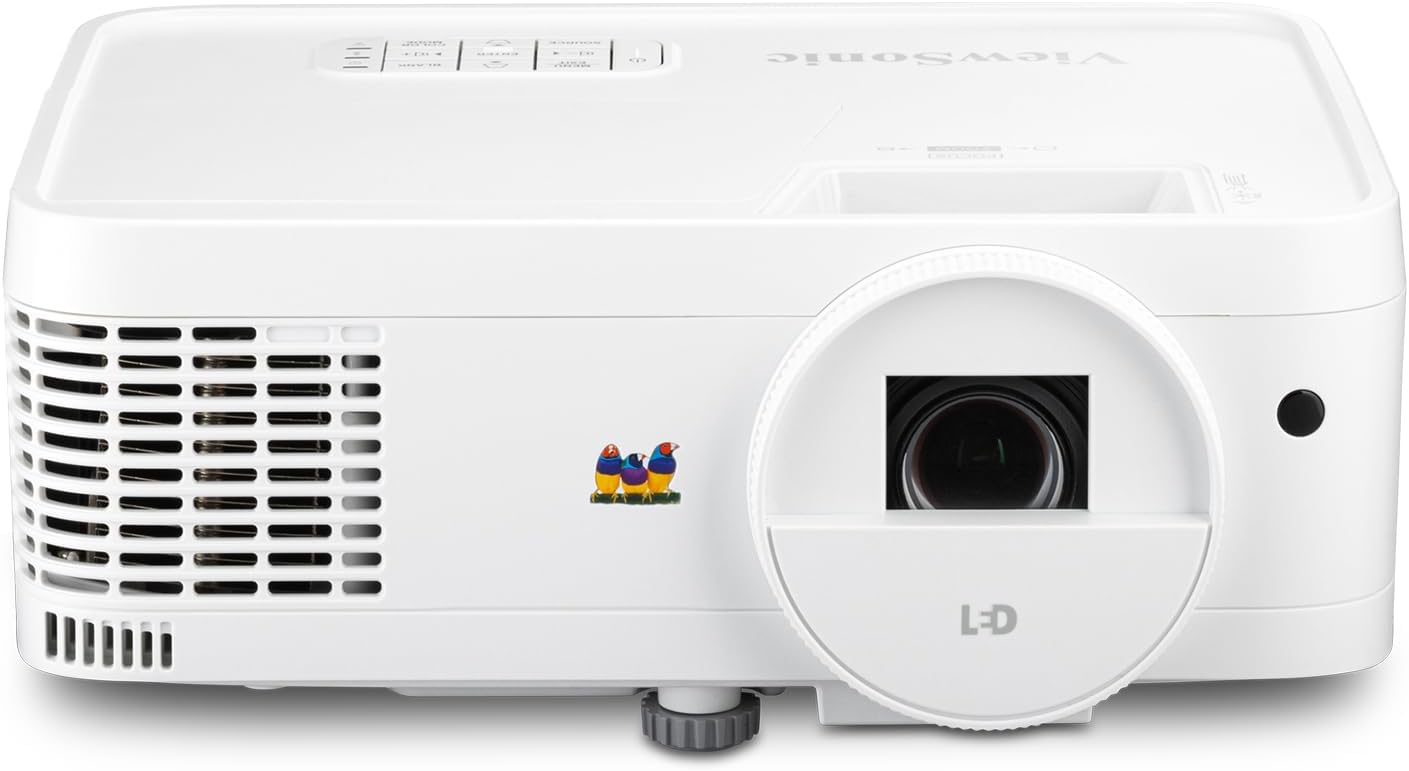 Viewsonic LS510WH-2 3000 Lumens WXGA Laser Projector with Wide Color Gamut and 360-Degree Orientation for Business and Education