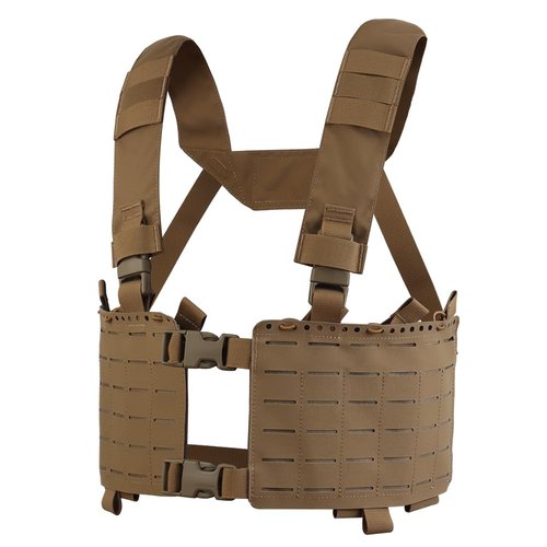 GYDEHUTJ MOLLE Chest Rig Mag Placard Split-Front Chassis Modular Panel Laser Cut 556 762 Pistol Mag Pouch Hunting Airsoft Equipment