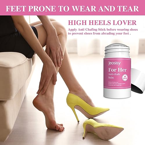 Anti Chafing Stick-for Her Anti Chafe Balm Cream Anti Chafing Friction Defense Balm for Thighs, Chest, Arms, Feet, Travel Size