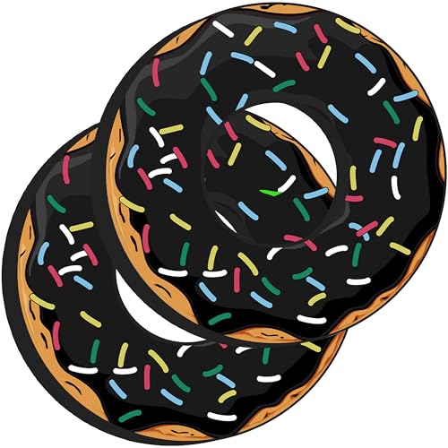 Black Gripdonuts MX BMX Dirt Bike Motorcycle Grip Donuts - Durable, Large Size