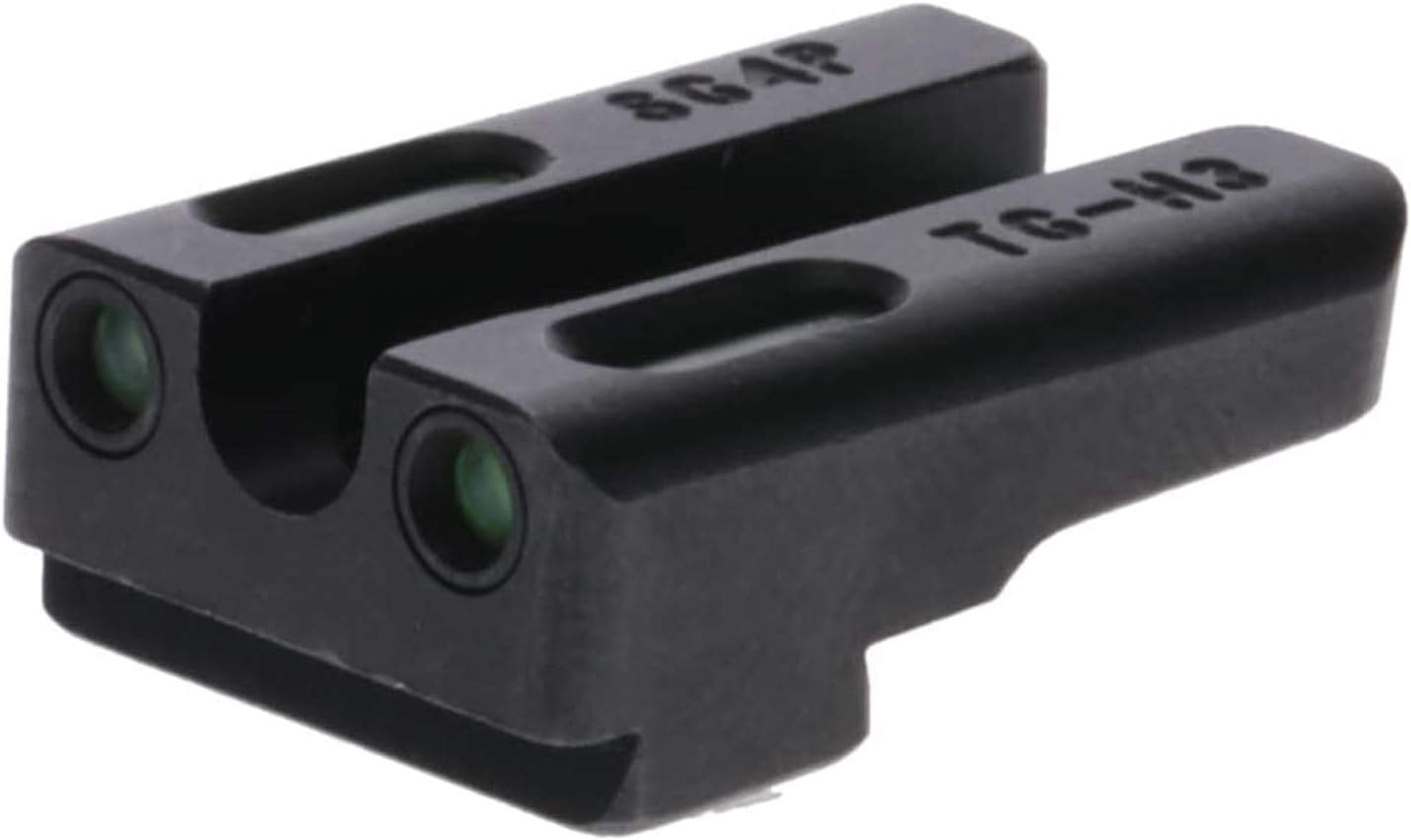 Truglo TFX PRO Night Sight for Handguns - Glowing Tritium & Fiber Optic, Compact & Durable