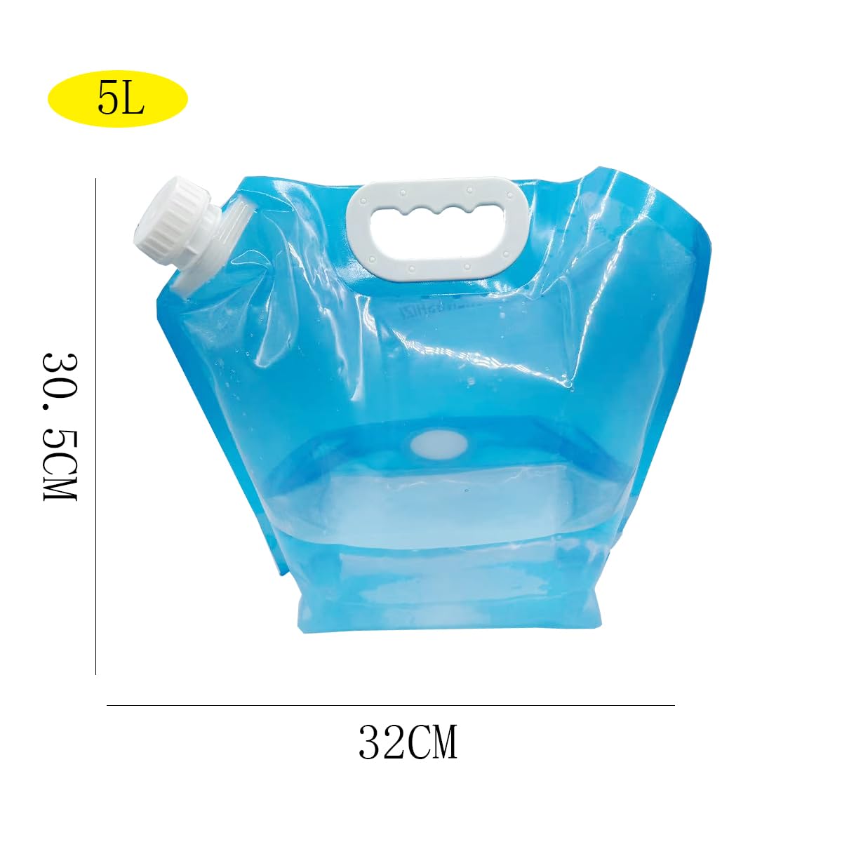 3 pcs Collapsible water bag and Cups for Camping, Hiking, Travel, Fishing Party - Portable Reusable Folding Food Grade water Cups and bag