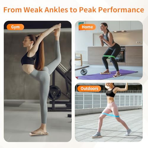 Ankle Balance Board Foot Strengthener - Single Leg Balance Trainer for Rehab & Fitness (1ps)