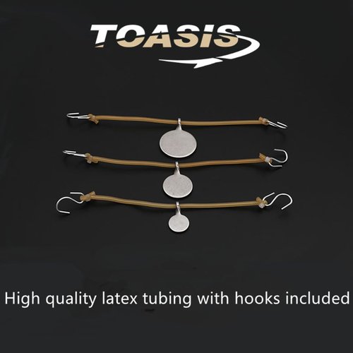 TOASIS Slingshot Targets 3pcs Outdoor Shooting Practice Steel Discs Target Assorted Sizes