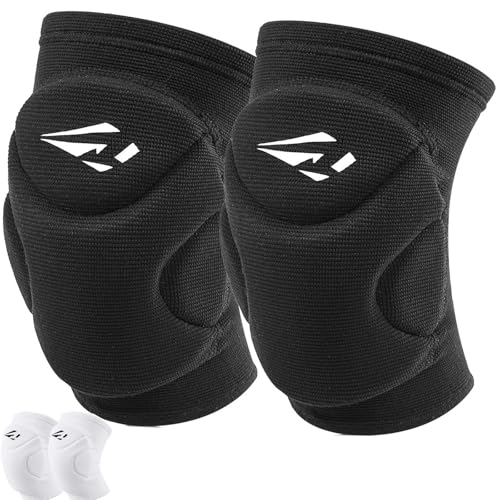 Rawxy Volleyball Knee Pads Black Medium/Large Impact Shock Absorption Youth & Adult