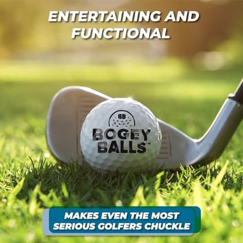 Golf Balls 3 Pack - Novelty Bogey Balls for Fun and Performance