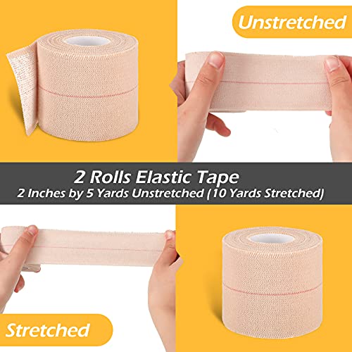 Elastic Bandage Tape 2 Rolls 2 Inch Wide Apricot - Sports & First Aid