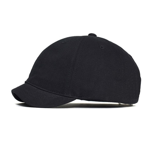 Agturber Men's Short Brim Baseball Cap Quick Dry Lightweight Breathable Adjustable Unstructured Dad Hat Black