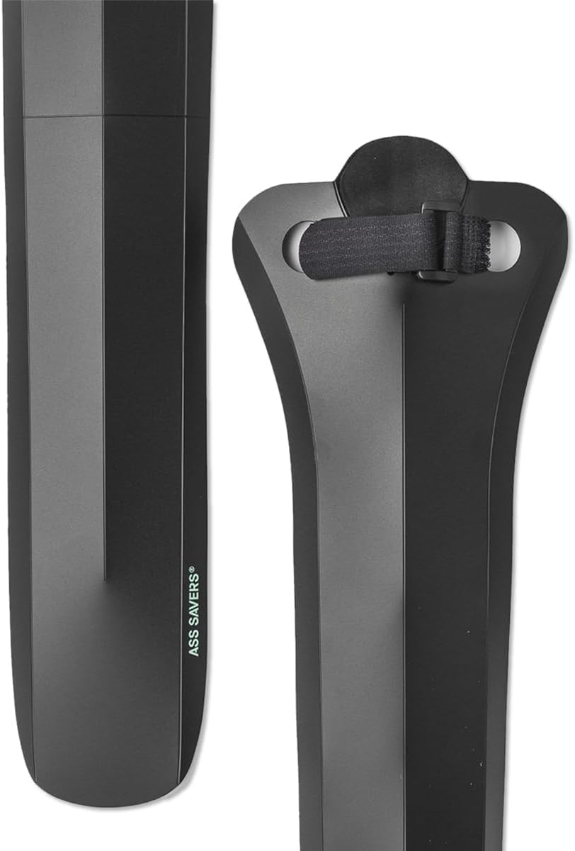 Ass Savers - Fendor Bendor - Rear Mudguard for Bicycles, Lightweight, Easy to Install, Excellent Coverage, Regular Size for Urban and Road Bikes, Big Size for Gravel or MTB, Swedish Design