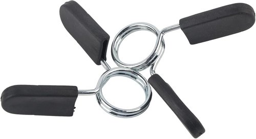 Dioche 1 inch Spring Clip Collars,2 Pcs Standard Barbell Clamps Spring for Smooth Dumbbell Handle or Standard Weightlifting Barbell, Wholesale Business