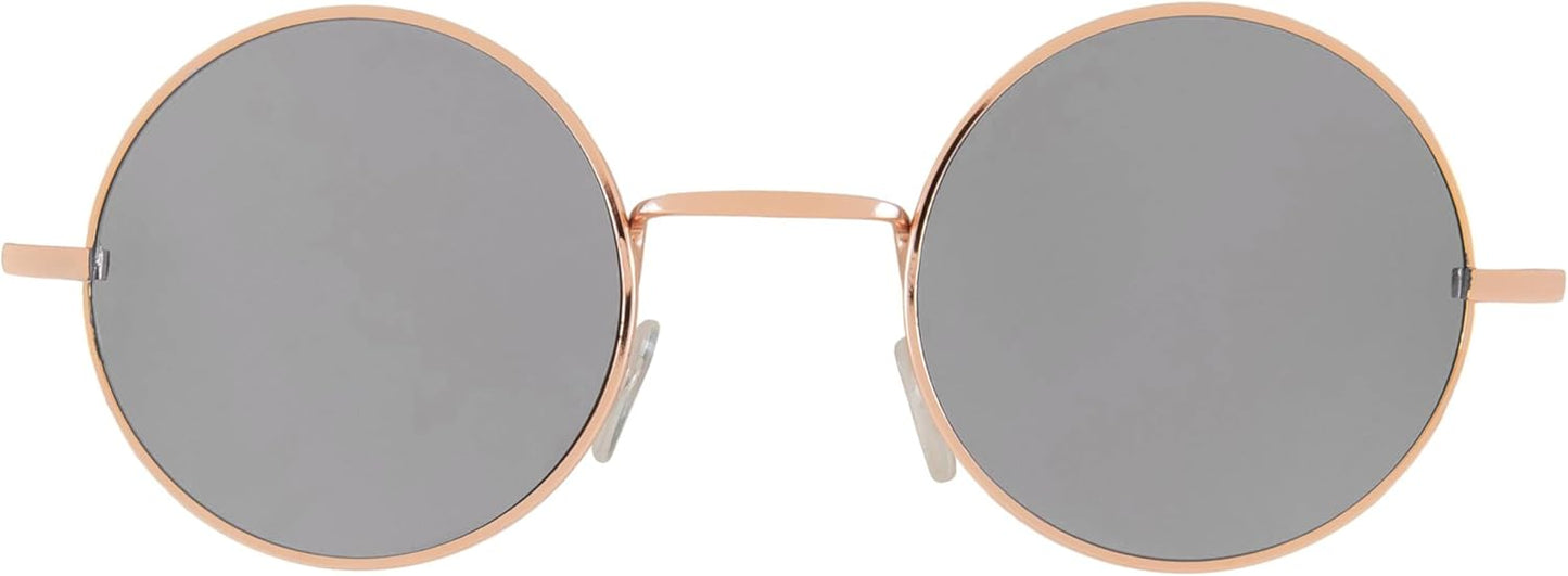 OWL Round Sunglasses Metal Frame Hippie Sunglasses UV400 Polycarbonate Circle Lens John Lennon Sunglasses for Men Women