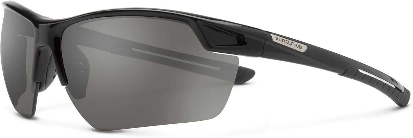 Suncloud Contender Polarized Cat-Eye Sunglasses – 100% UV Protection – Comfortable Fit, Trendy Design – for Men & Women